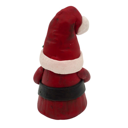 Santa Claus Gnome Figurine | Clay Art Originals