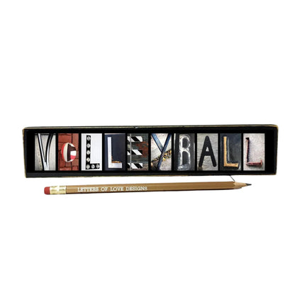Customizable Word Block | 6.25" x 1.5" | Letters of Love Designs