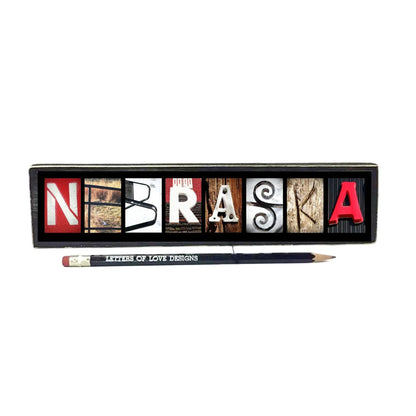 Customizable Word Block | 10.5" x 2.75" | Letters of Love Designs