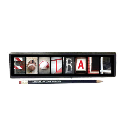 Customizable Word Block | 6.25" x 1.5" | Letters of Love Designs