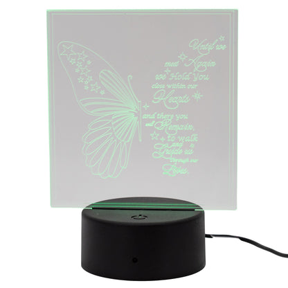 Customizable LED Lighted Memorial Plaque | Create Your Own | Glowing Creation