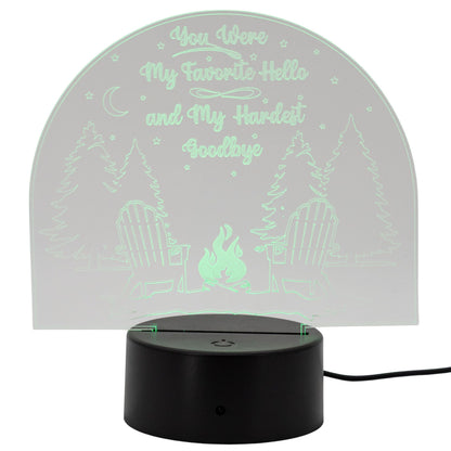 Customizable LED Lighted Memorial Plaque | Create Your Own | Glowing Creation