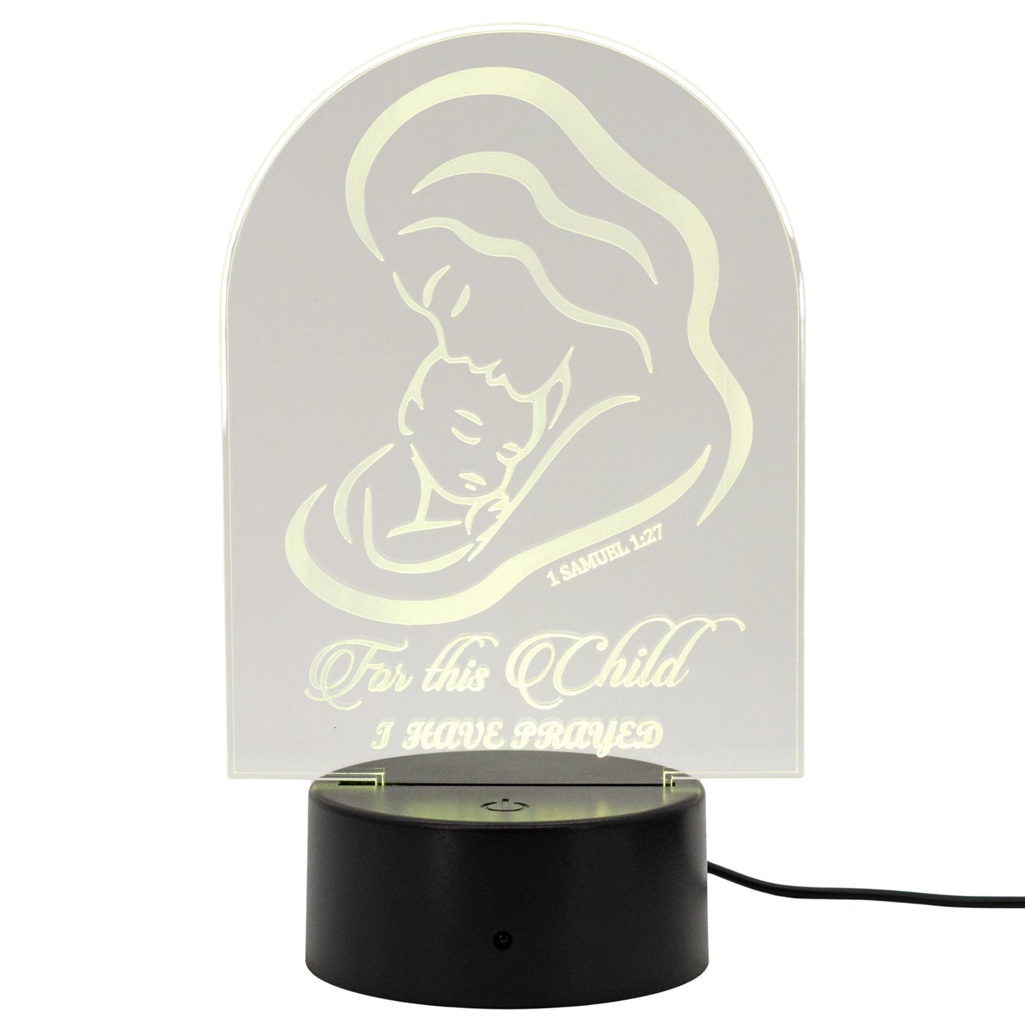 Baby LED Lighted Plaque | Multiple Sayings | Glowing Creation