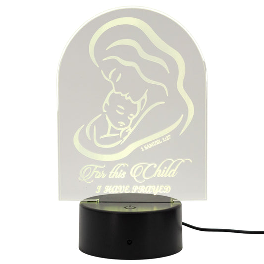 Baby LED Lighted Plaque | Multiple Sayings | Glowing Creation