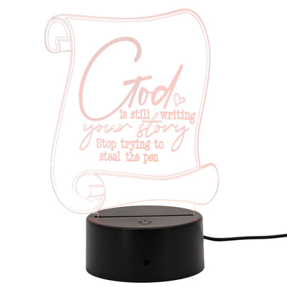Inspirational LED Lighted Plaque | Multiple Sayings | Glowing Creation