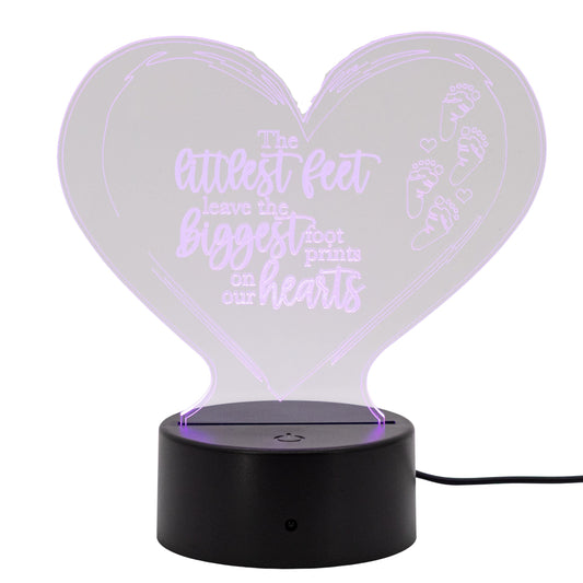 Baby LED Lighted Plaque | Multiple Sayings | Glowing Creation