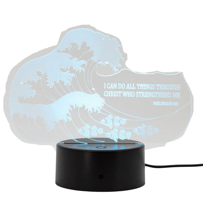 Inspirational LED Lighted Plaque | Multiple Sayings | Glowing Creation