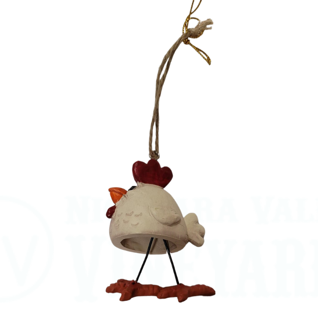 Chicken with Wire Legs Ornament | Bert Anderson Collection