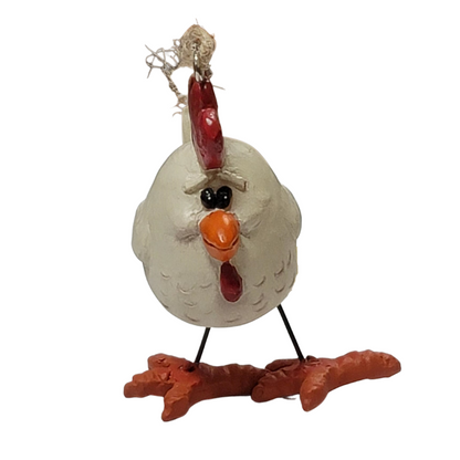 Chicken with Wire Legs Ornament | Bert Anderson Collection