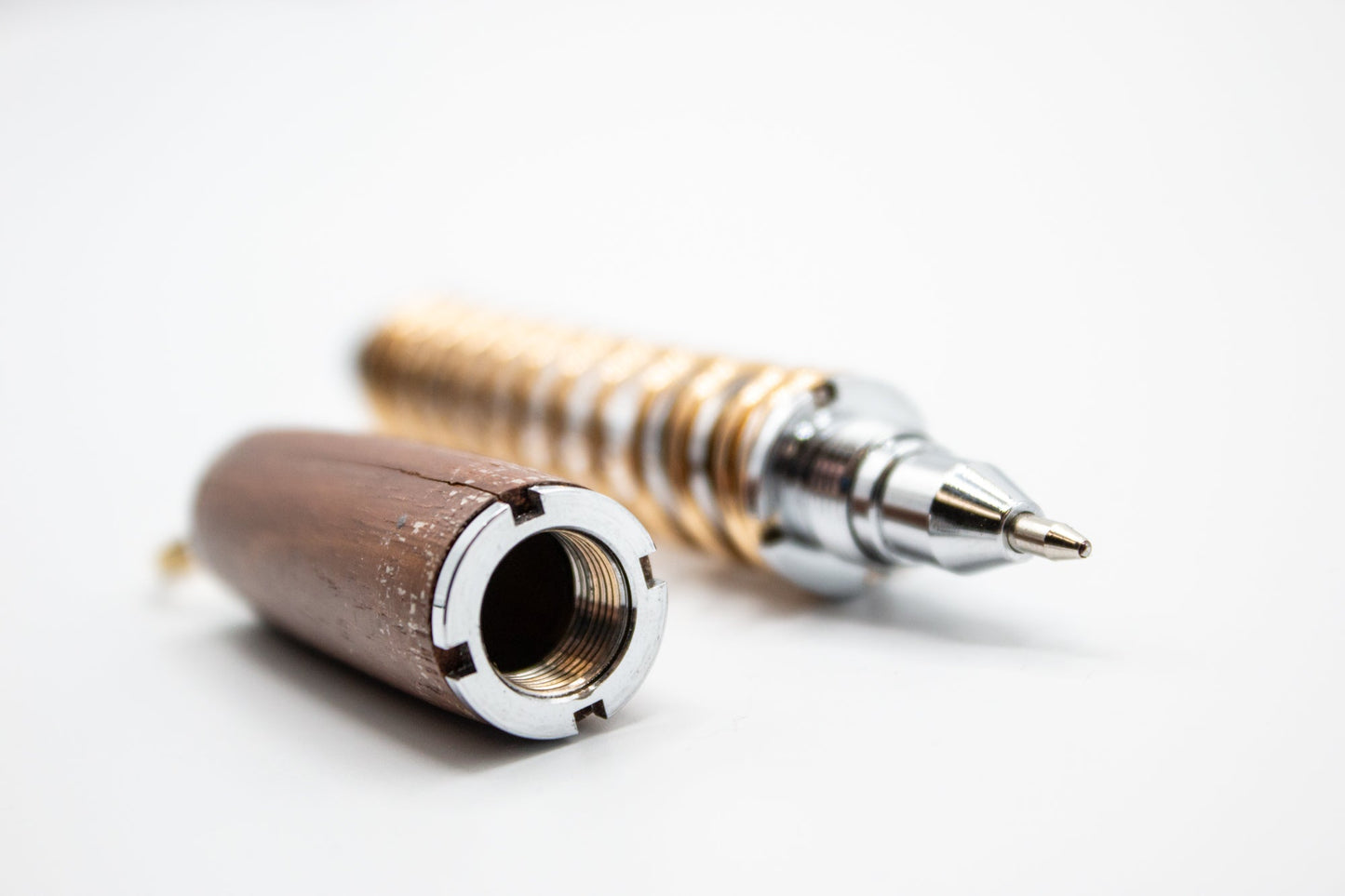SALE | Shock Absorber Pen | Dark Stained | Handmade