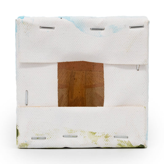 Mushroom Canvas Painting | 4" x 4" | The Painted Attic