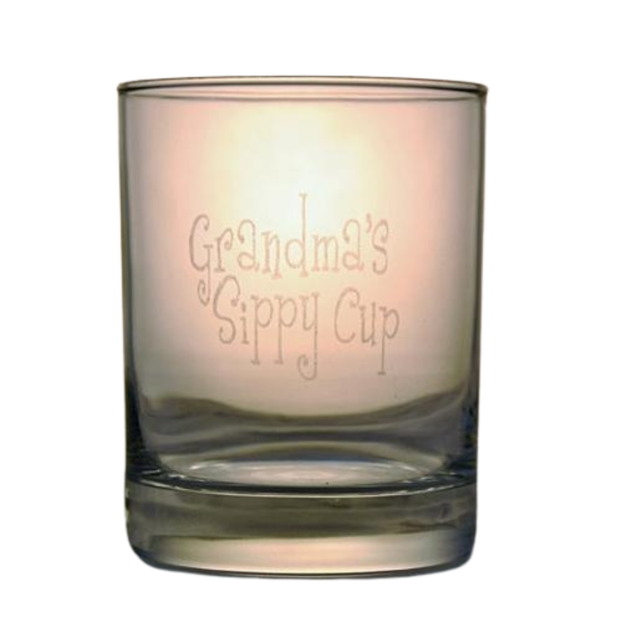 Double Old Fashioned Rocks Glass with Etch | Customizable | RCK Creations & More