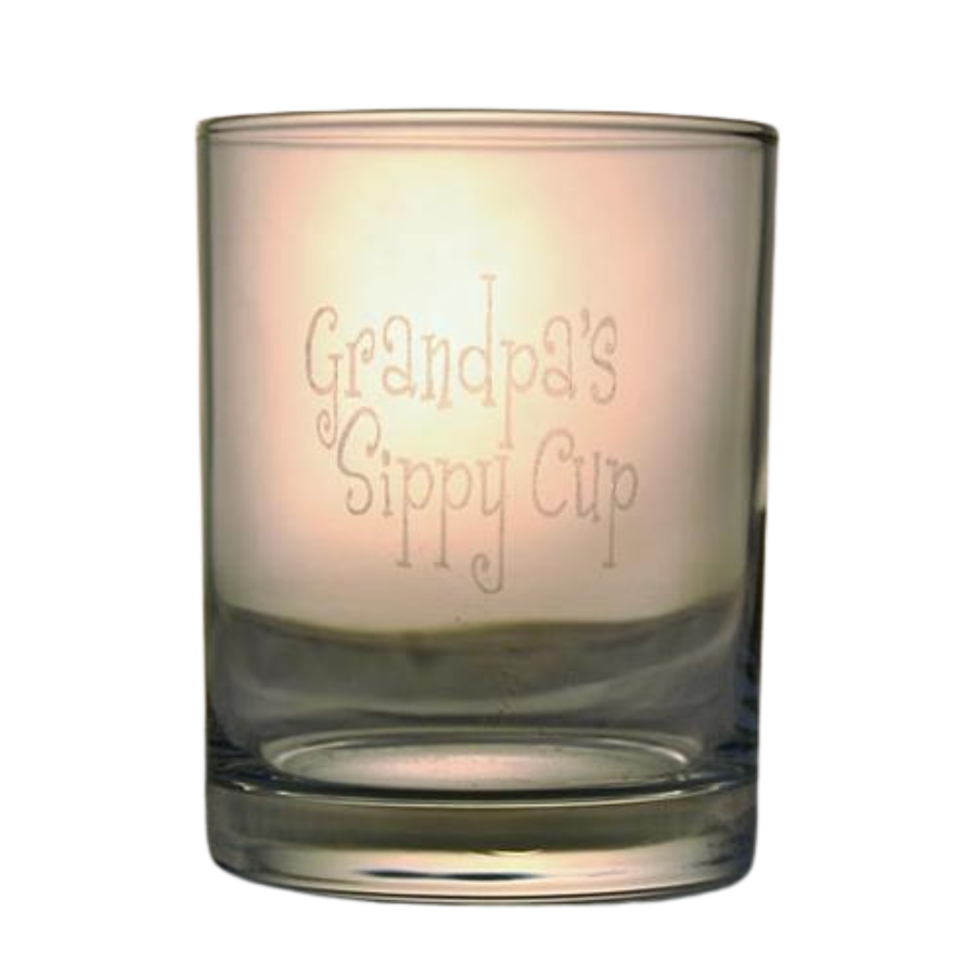 Double Old Fashioned Rocks Glass with Etch | Customizable | RCK Creations & More