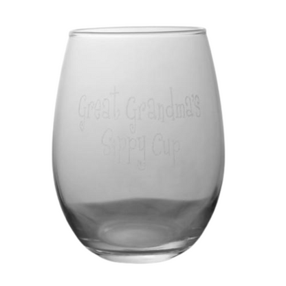 Stemless Wine Glass | Customizable | RCK Creations & More
