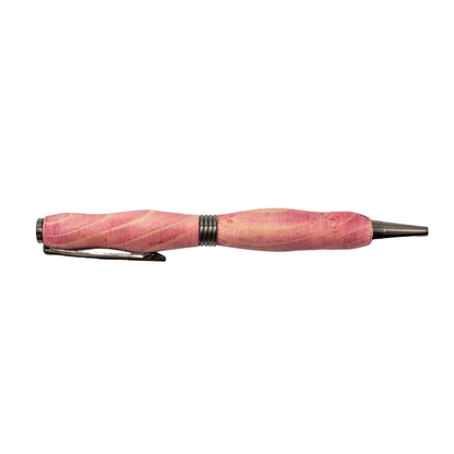SALE | Handcrafted Wood Pen | Pink Stained | Handmade