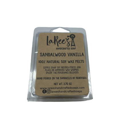 SALE | Natural Soy Wax Melt | Sandalwood Vanilla