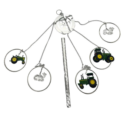Green Tractors and Cows Wind Chime | MAAC Wind Chimes
