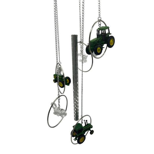 Green Tractors and Cows Wind Chime | MAAC Wind Chimes