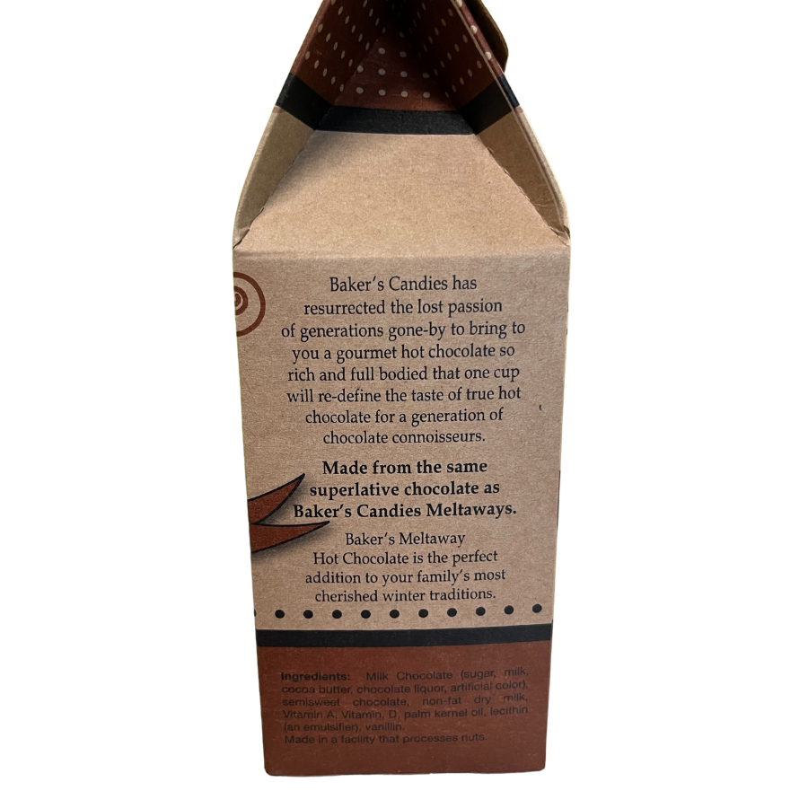 Meltaway Hot Chocolate | 14 oz | Baker's Candies