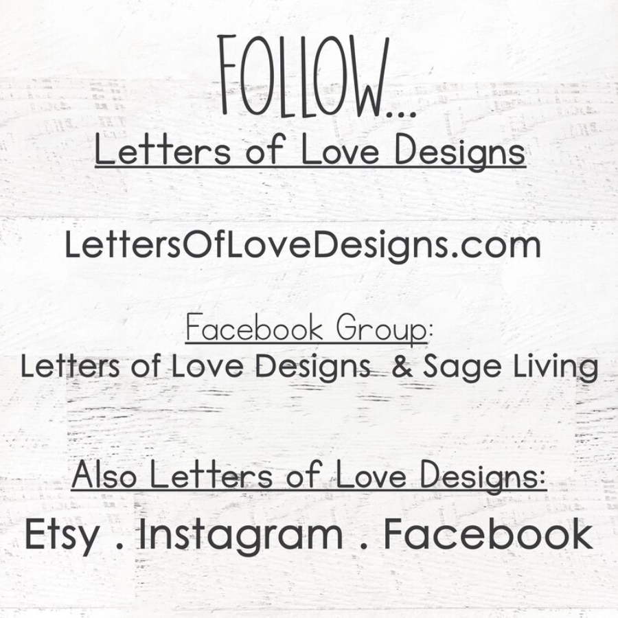 Teacher Word Block | 6.5" x 1.5" x 1" | Letters of Love Designs