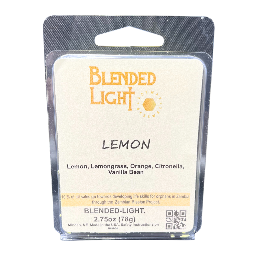 Lemon Scented Wax Melts | 2.75 oz | Blended Light