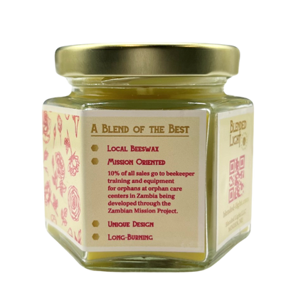 Rose Scented Candle | Multiple Sizes | Blended Light