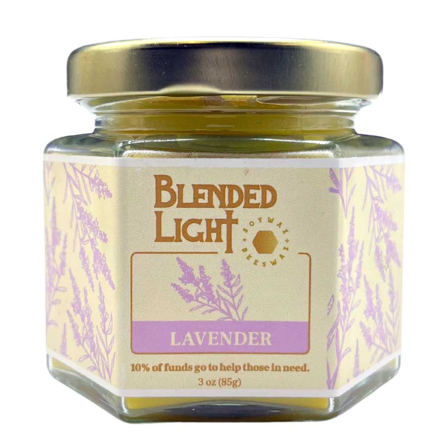 Lavender Scented Candle | Multiple Sizes | Blended Light