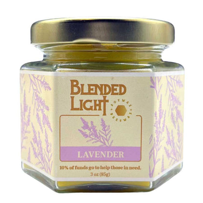 Lavender Scented Candle | Multiple Sizes | Blended Light
