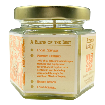 Freeze Squeezed Oranges Scented Candle | Multiple Sizes | Blended Light