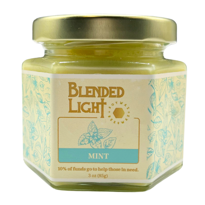 Mint Scented Candle | Multiple Sizes | Blended Light