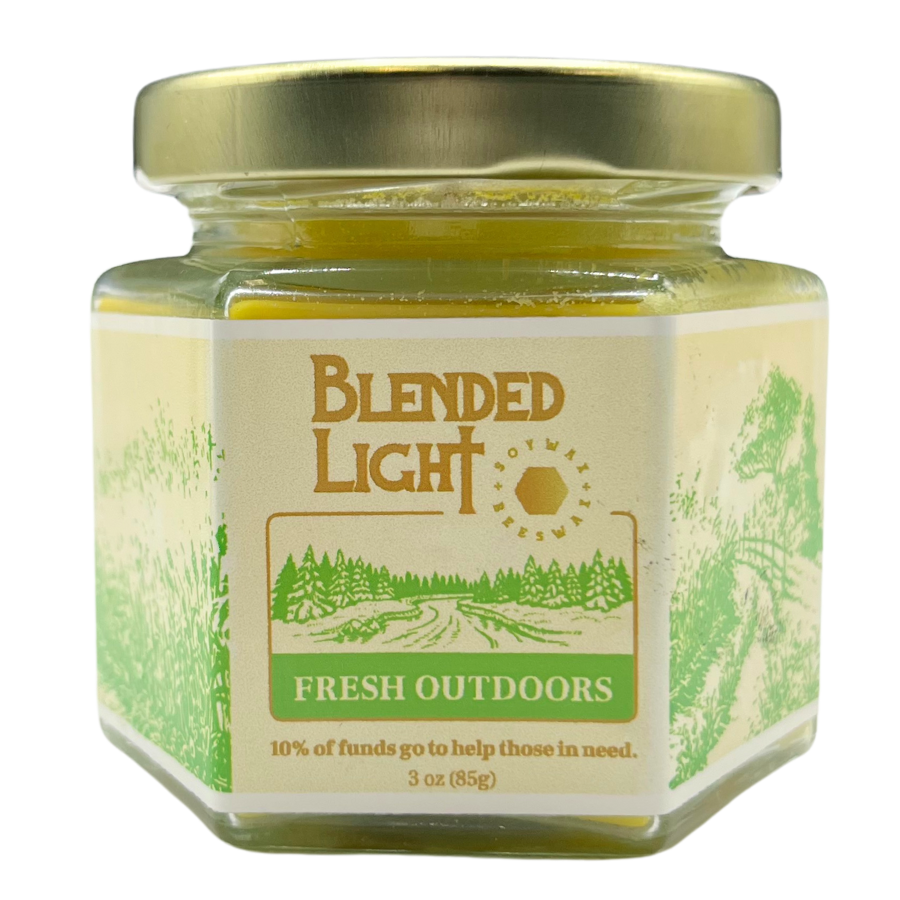 Fresh Outdoor Scented Candle | Multiple Sizes | Blended Light