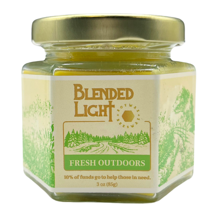 Fresh Outdoor Scented Candle | Multiple Sizes | Blended Light