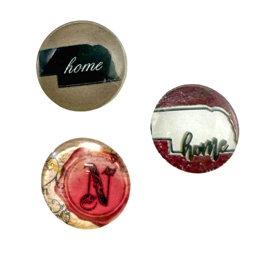 Nebraska Magnet | Multiple Designs | 1" x 1" | Create
