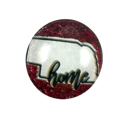 Nebraska Magnet | Multiple Designs |  1" x 1" | Create