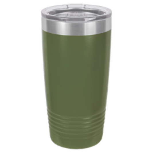 Stainless Steel Vacuum Insulated Tumbler | 20 oz | Customizable | RCK Creations & More