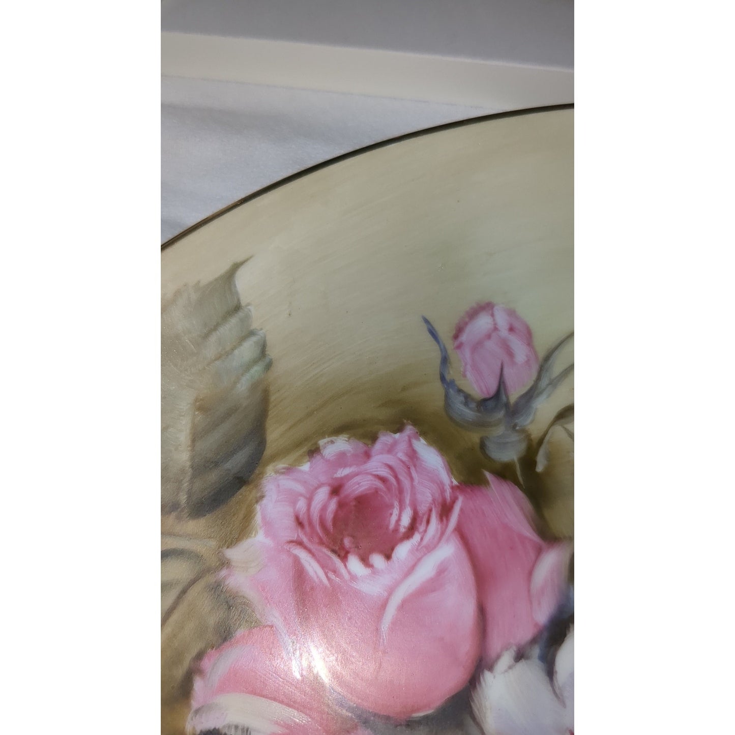 Vintage Ucagco Ceramics Hand Painted 12" Plate or Platter