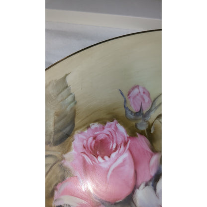 Vintage Ucagco Ceramics Hand Painted 12" Plate or Platter