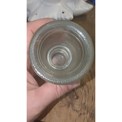 Vintage Hemingray Clear Glass Insulator #17 AS IS h617