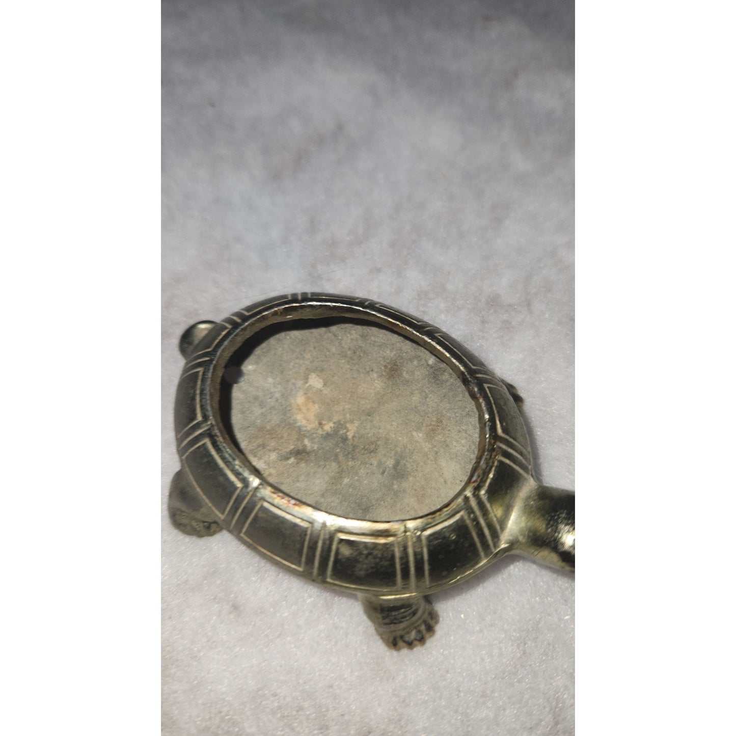 Vintage Brass Turtle Incense Holder br54
