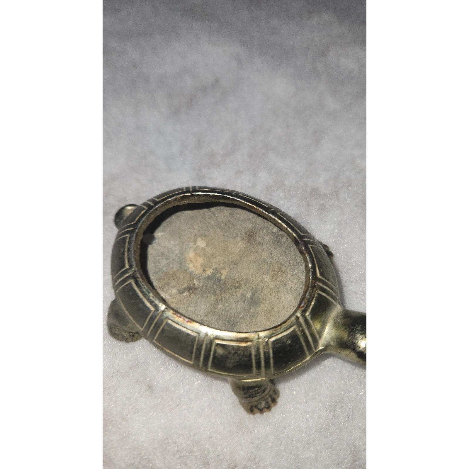 Vintage Brass Turtle Incense Holder br54