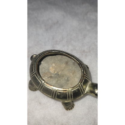 Vintage Brass Turtle Incense Holder br54