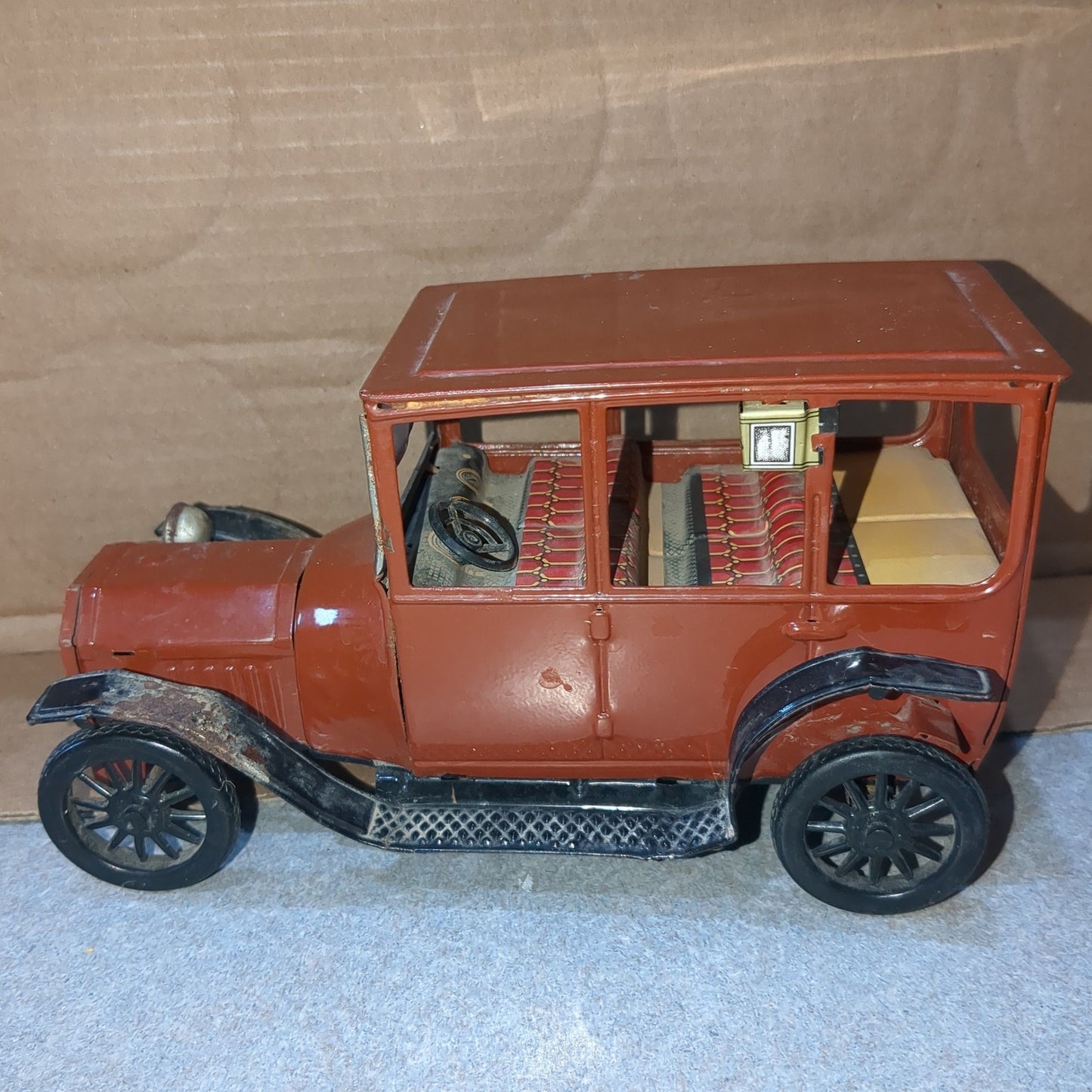 vintage Bandai 1915 Ford tin friction car