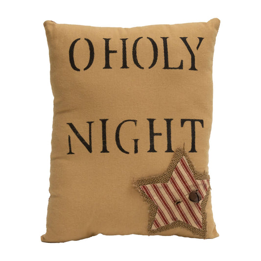 O Holy Night Star Decorative Pillow