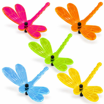 Small Garden Dragonfly Decor | Multiple Colors | Glowing Creation