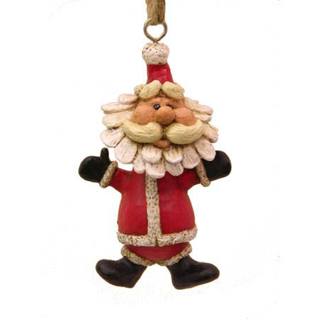 Santa With Arms Out Ornament | Bert Anderson Collection