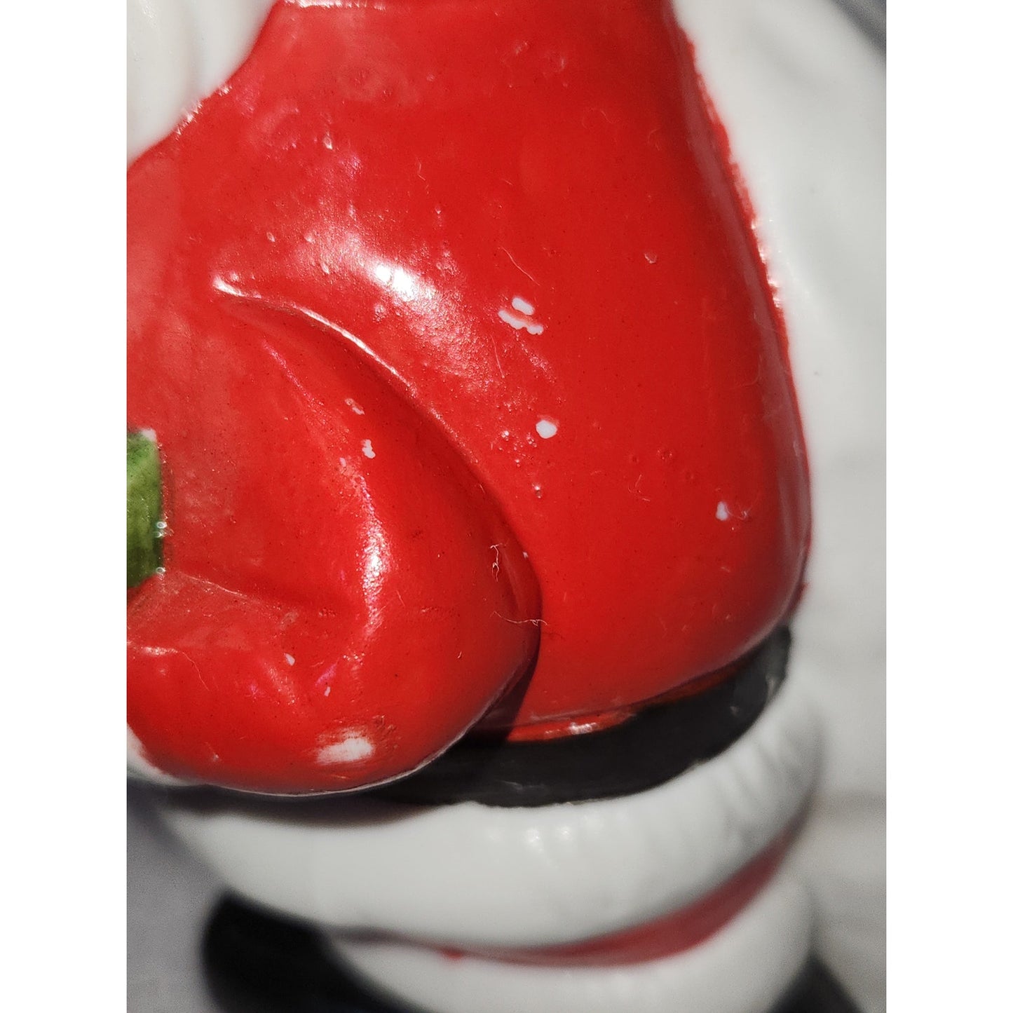 Vintage Enesco Japan Ceramic Santa Claus Coin Bank cb76