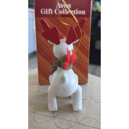 Vintage Avon Ornament Belvedeer Reindeer NIB 1987