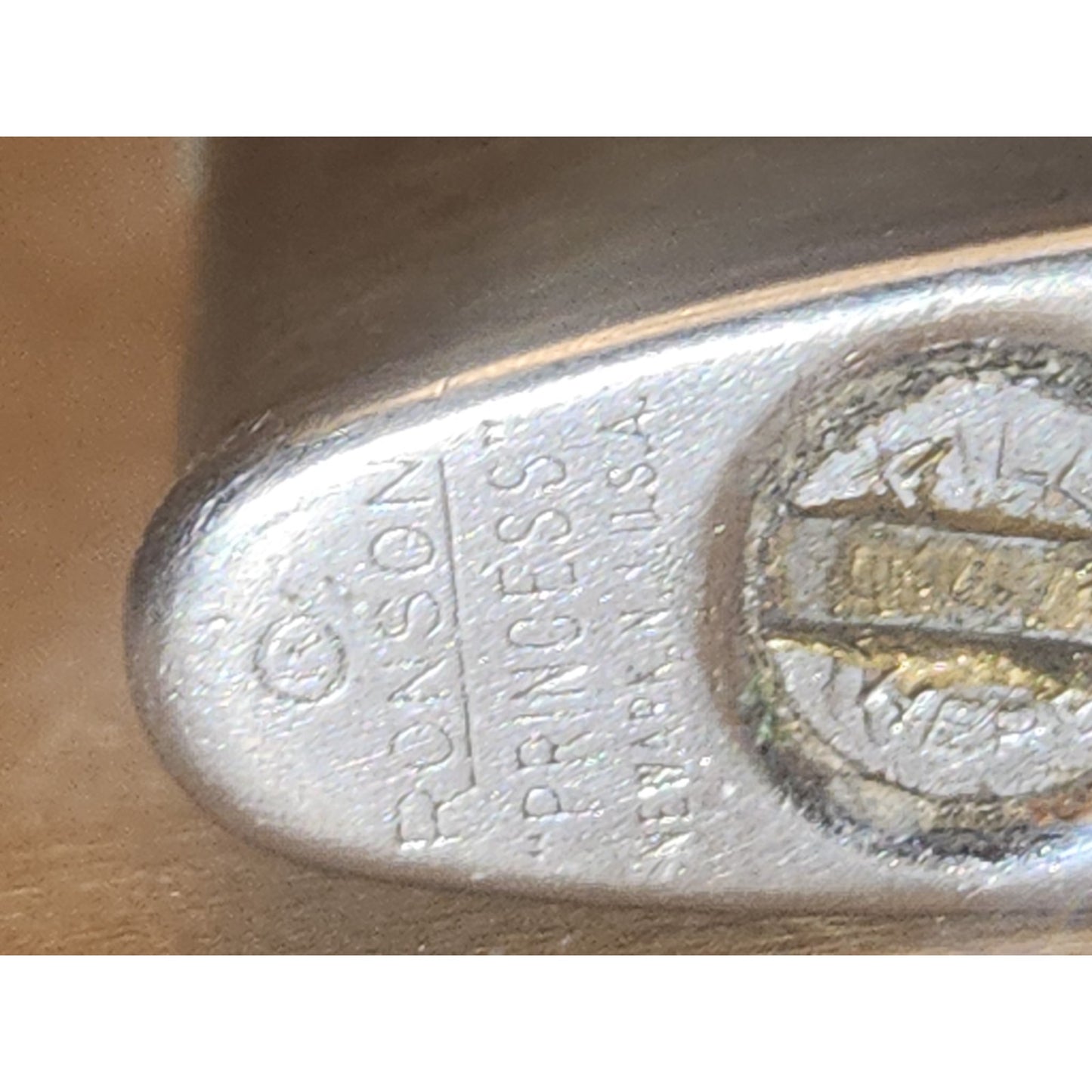 Vintage Ronson Princess Pocket Lighter Refillable Silver Hammered AS IS li9