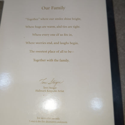 Hallmark Our Family Ornament in Box 2010
