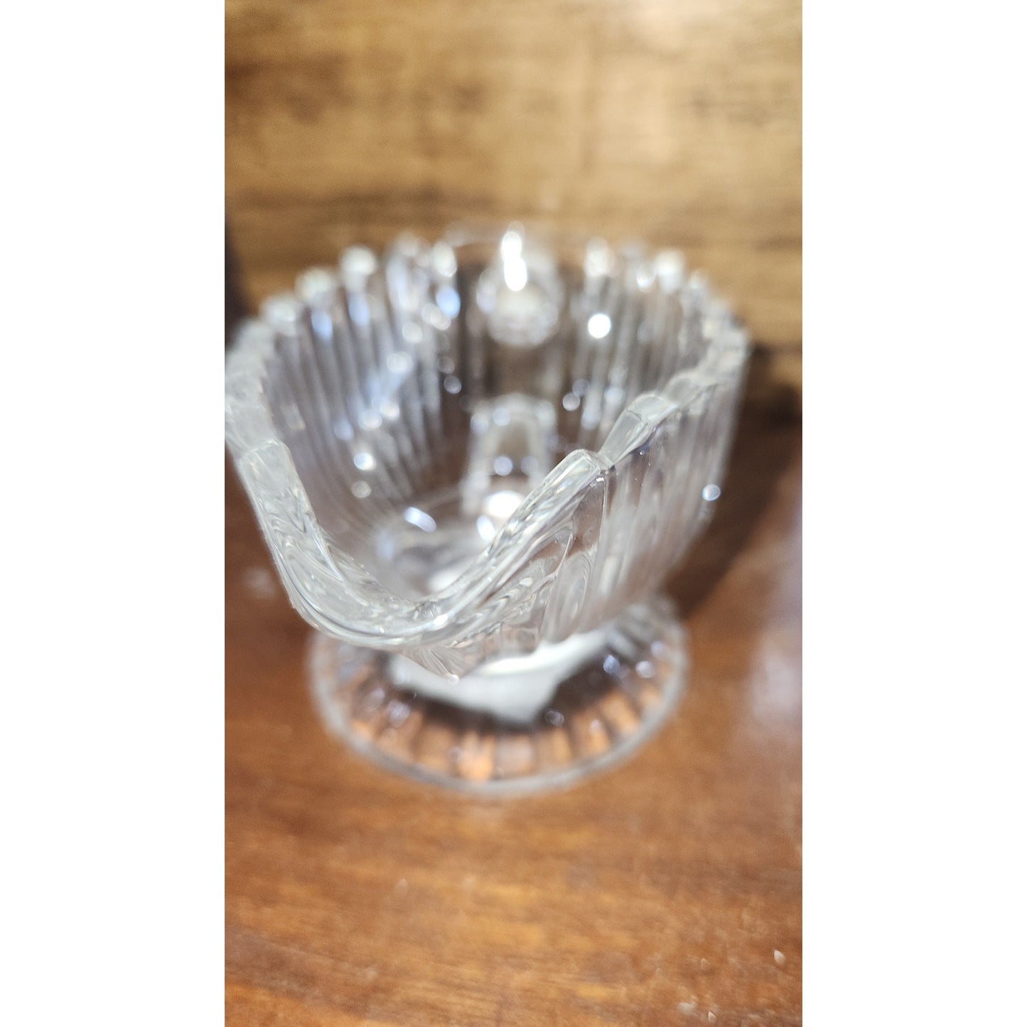 Mikasa Royal Suite Dressing Sauce Boat QQ228/239 6" Clear NEW in box Japan mi87